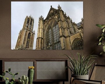 Dom tower and Dom church in Utrecht (2) by Merijn van der Vliet