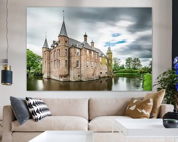 Slot Zuylen in Oud Zuilen met een indrukwekkende lucht van Michel Geluk