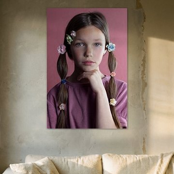 Girl with Flowers in Her Hair – Fine Art Portrait Photography