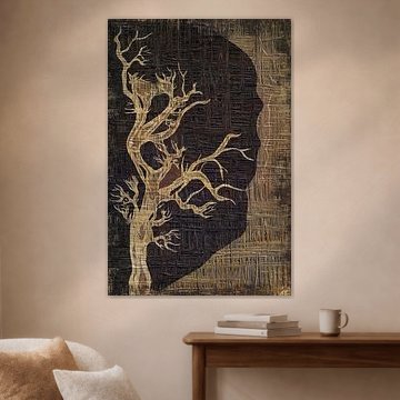 Orientalische Kunst (gesehen im Fernsehen unter vtwonen Weer Verliefd op je huis) von Moonheart Artworks