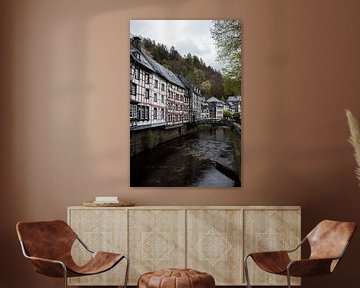 Rivier door Monschau, Duitsland van Joyce Schouten