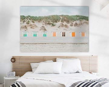 Chalets de plage à Texel | Reisfotografie sur Marjolijn Maljaars