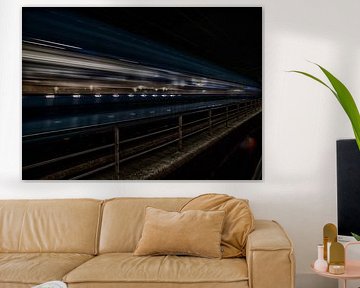 Trein over de brug Amersfoort