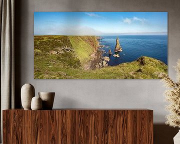 Coast near the Duncansby Stacks in Northern Scotland by Michael Valjak