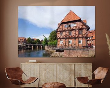 Lüner Mühle, Ilmenau, Hotel Bergström, Old Town, Lüneburg, Lower Saxony, Germany, Europe