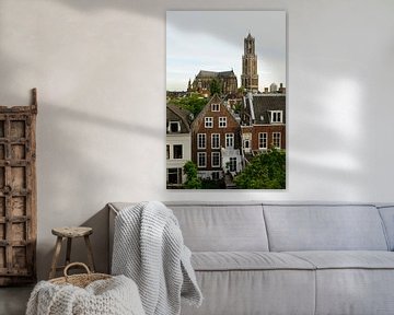 Centre-ville d'Utrecht avec l'église Dom et la tour Dom sur Merijn van der Vliet