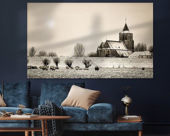 Example of the artwork in a room