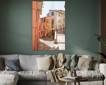 Les rues colorées de Menton, dans le sud de la France sur Henrike Schenk