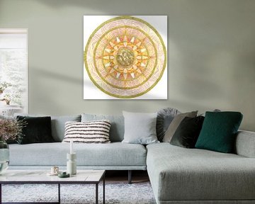 Mandala mit CJK Seelensymbol