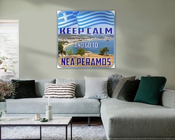 Keep CALM and go to Nea Peramos - Kavala - Greece von ADLER & Co / Caj Kessler