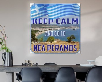 Keep CALM and go to Nea Peramos - Kavala - Greece von ADLER & Co / Caj Kessler