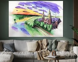 Example of the artwork in a room