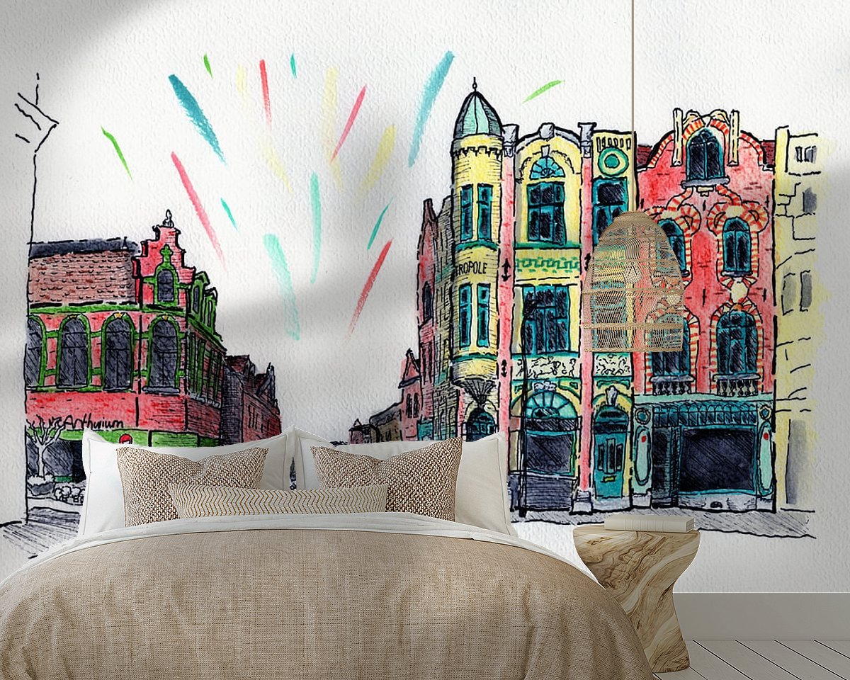 Example of the artwork in a room