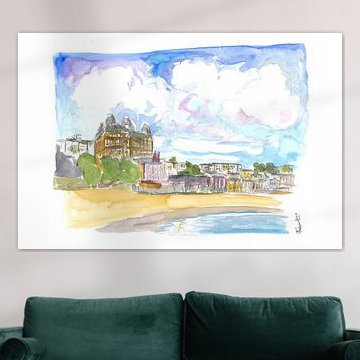 Scarborough North Yorkshire UK Baie et plage