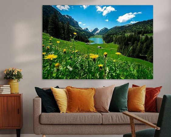 Example of the artwork in a room