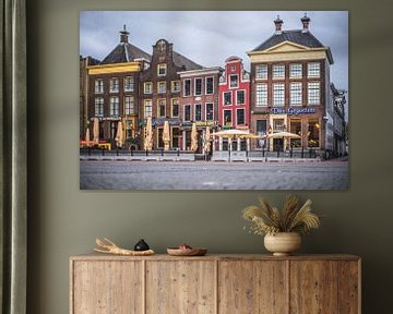 The Three Sisters on the Grote Markt, Groningen by Hessel de Jong