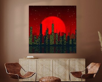 Abstract Cityscape