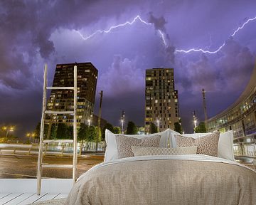 Thunderstorm, Zoetermeer by Sander Meertins
