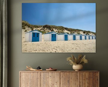 Strandhuisjes van Ad Jekel