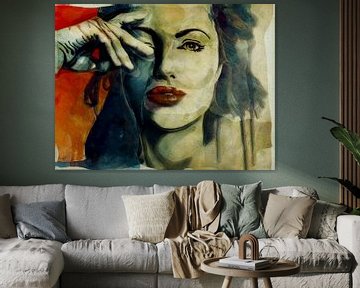 Angelina Jolie von Gisela - Art for you