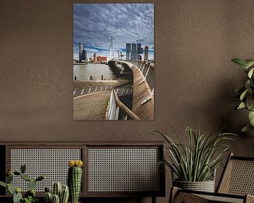 Erasmusbrücke Rotterdam von Sonny Vermeer