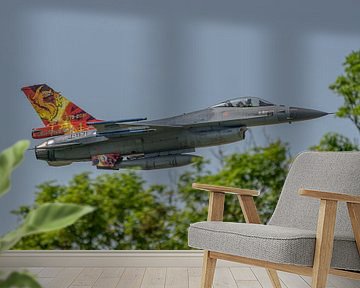 Friese Draak op General Dynamics F-16 (J-871). van Jaap van den Berg