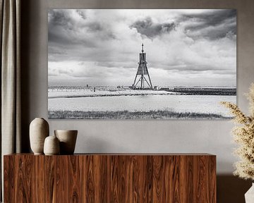 Kugelbake - Strand van Cuxhaven aan de Duitse Noordzeekust van Jakob Baranowski - Photography - Video - Photoshop