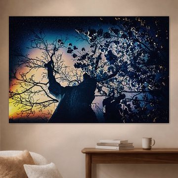 Surreal, starry night - Dystopia Utopia