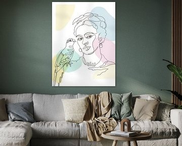 Le perroquet de Frida sur christine b-b müller
