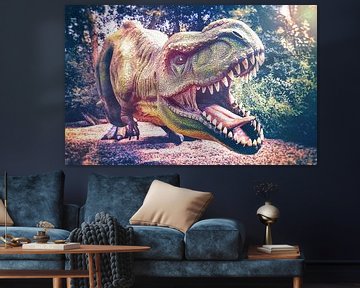 Jurassic Park - Dino Deluxe Expressionisme Dinosaurus Tyrannosaurus Rex v s - van Jakob Baranowski - Photography - Video - Photoshop