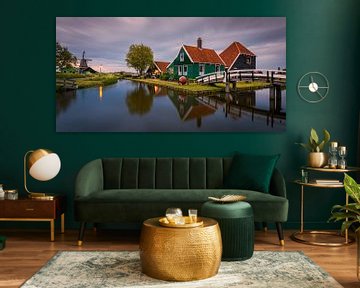 Panorama Zaanse Schans van Henk Meijer Photography