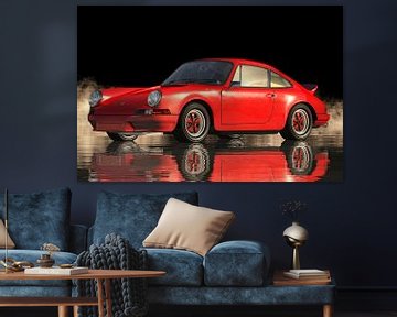 Red Porsche 911 Carrera by Jan Keteleer