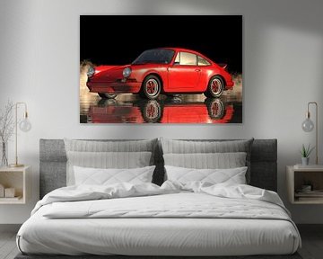 Roter Porsche 911 Carrera von Jan Keteleer