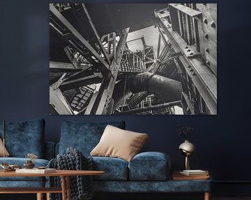 Stairs to the blast furnace - Landschaftspark Duisburg Nord - steelworks, colliery and blast furnace by Jakob Baranowski - Photography - Video - Photoshop