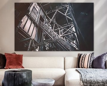 Stairs to the blast furnace - Landschaftspark Duisburg Nord - steelworks, colliery by Jakob Baranowski - Photography - Video - Photoshop