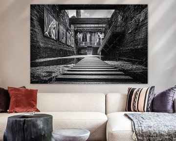 Jardin de bunker - aciérie, mine et usine sidérurgique dans le parc paysager de Duisburg-Nord sur Jakob Baranowski - Photography - Video - Photoshop