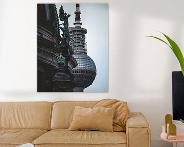 Berlijnse televisietoren en kathedraal