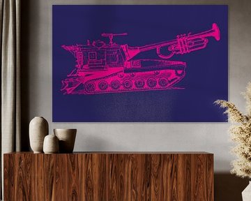 Trumpet Tank - paars/magenta van Rembrandt Ross