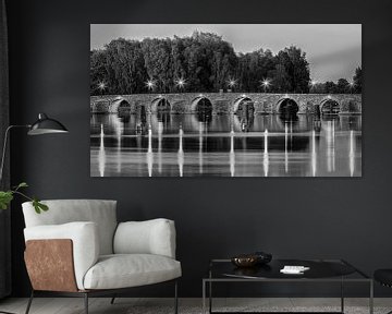 Östra bron in zwart-wit van Henk Meijer Photography