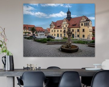 Rathaus von Lommatzsch in Sachsen von Animaflora PicsStock