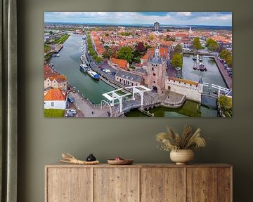 Le Zierikzee vu d'en haut