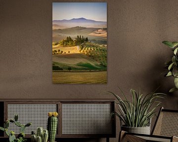 Beautiful Tuscany with Podere in the morning light. by Voss Fine Art Fotografie