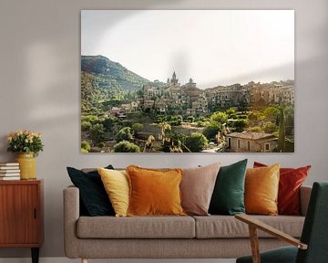 View over Valldemossa on Mallorca by Evelien Oerlemans