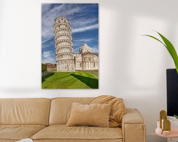 Scheve toren van Pisa. van Voss Fine Art Fotografie