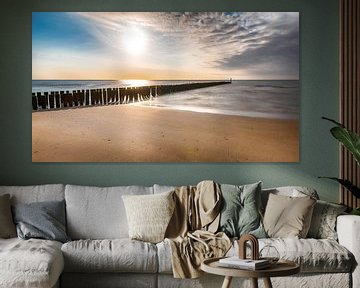 Het strand van Zeeland van Mark Bolijn