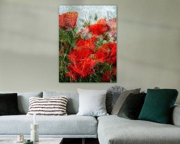 Poppies red by Anita Snik-Broeken