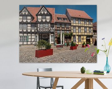 Fachwerkhäuser in der Stadt Quedlinburg im Harz von Animaflora PicsStock