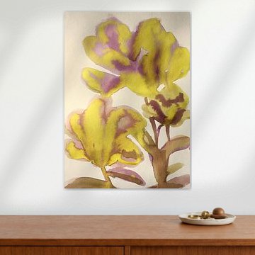 Lime & Caramel van Helia Tayebi Art