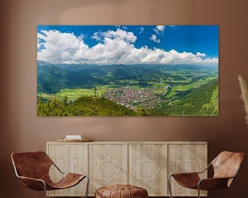Panorama über Oberstdorf von Walter G. Allgöwer