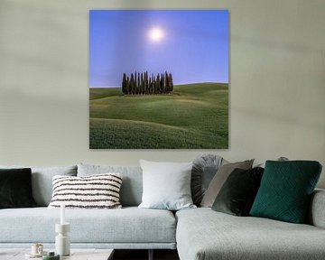 Full Moon in Tuscany I by Teun Ruijters